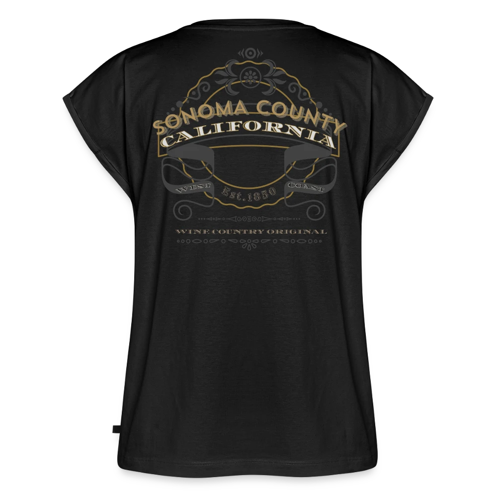 Wine Country Original Women's Roll Sleeve T-Shirt Secondary image