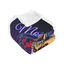 Sonoma Rebel Moon Mountain Cabernet pinup fleece blanket with plush sherpa lining. Features neon-style text and vintage pinup graphic.