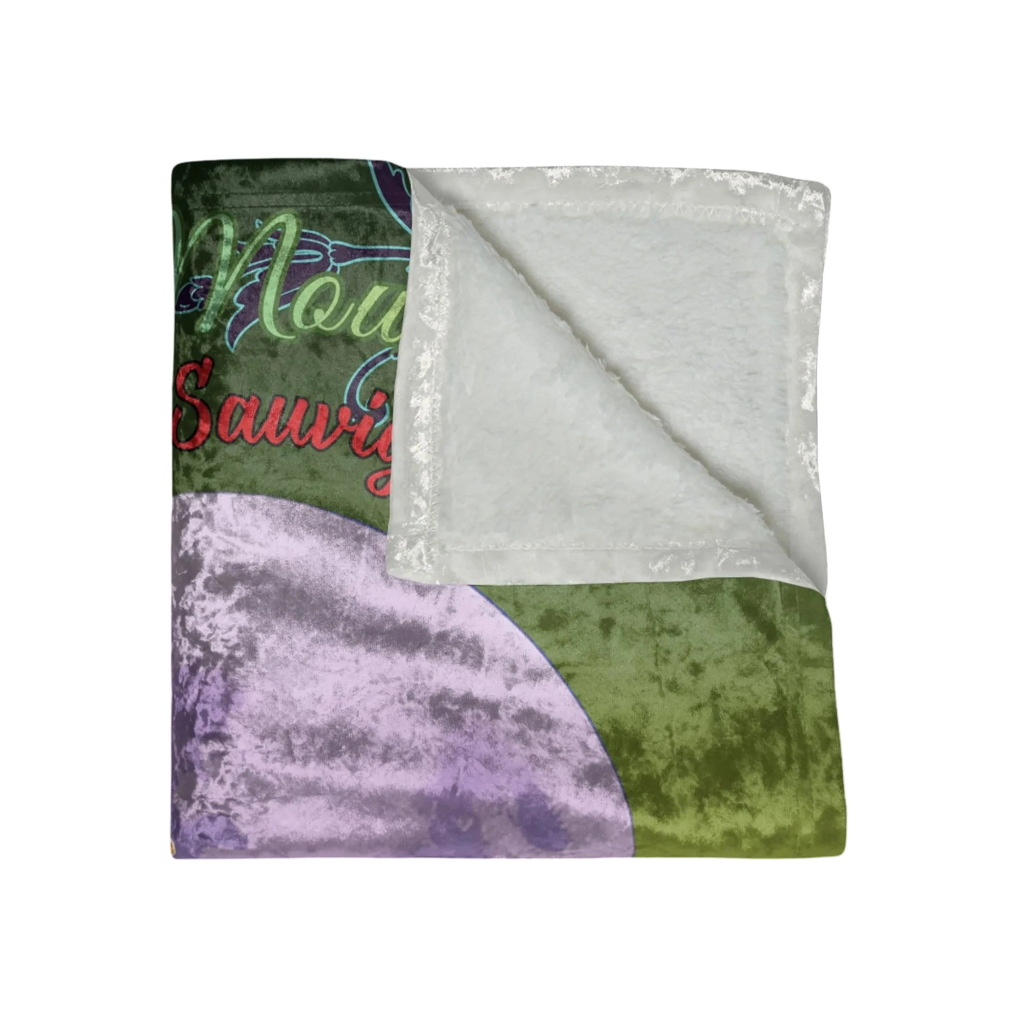 Moon Mountain Cabernet Crushed Velvet Blanket Secondary image