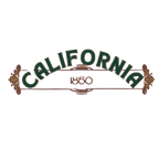 Sonoma Rebel CALIFORNIA POPPY Youth Hoodie with 1850 detail, green text on black background.