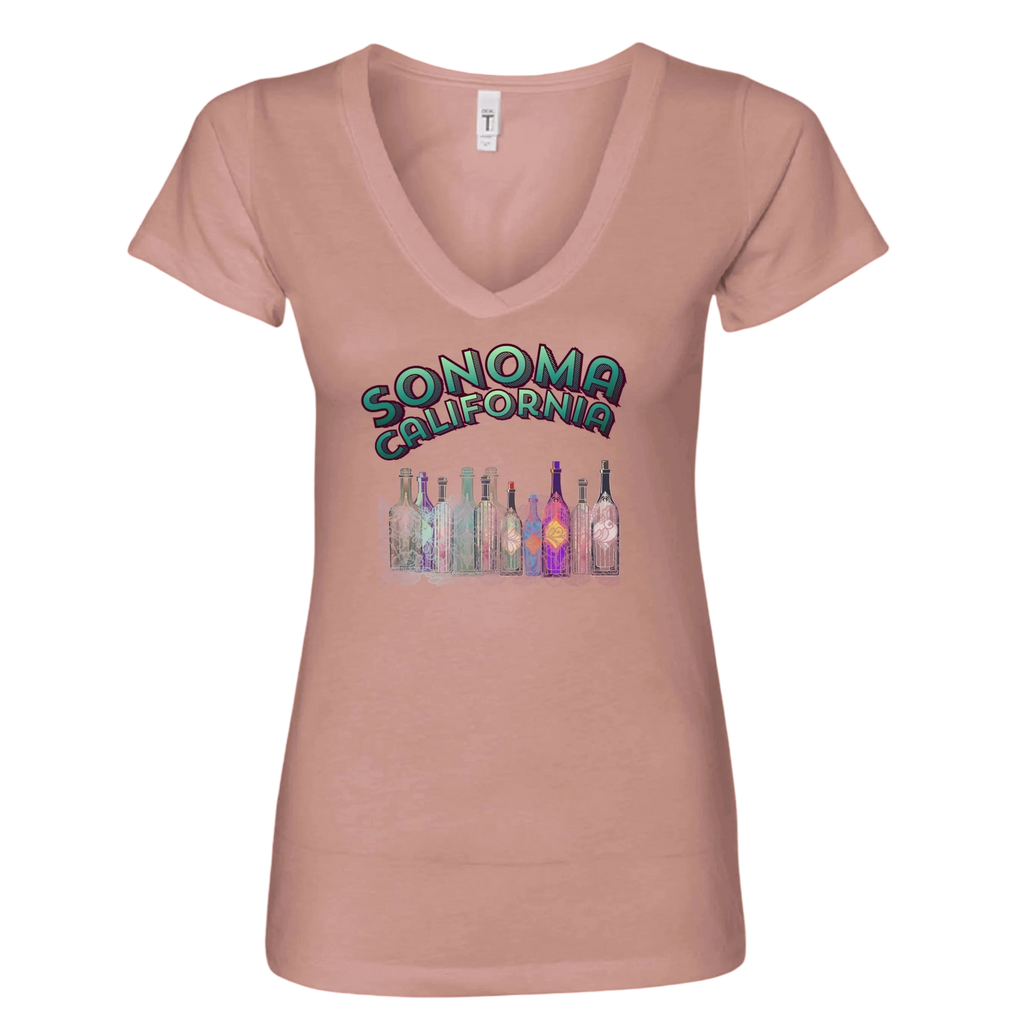 Sonoma Rebel dusty rose V-neck t-shirt with