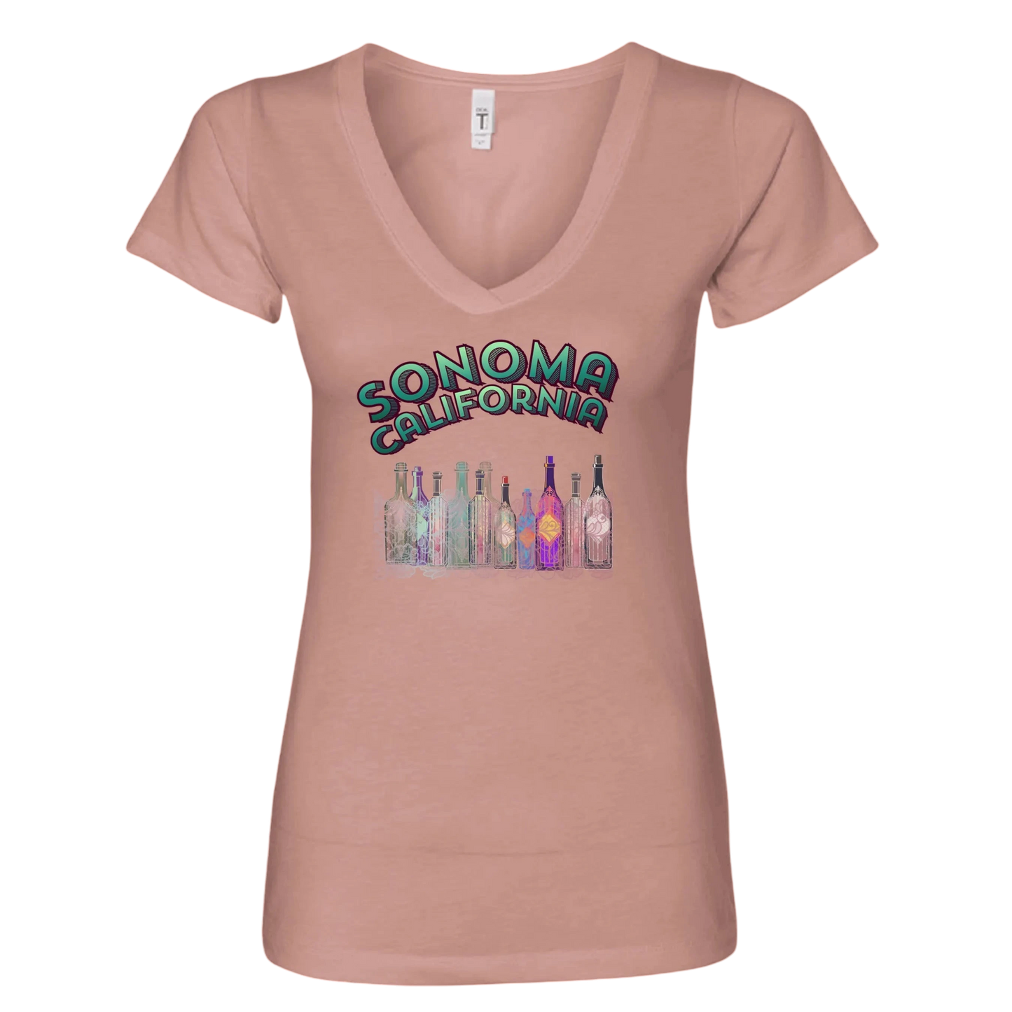 Sonoma Rebel dusty rose V-neck t-shirt with