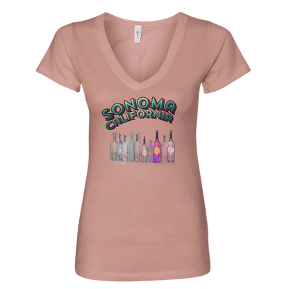 Sonoma Rebel dusty rose V-neck t-shirt with