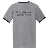 Sonoma Rebel Men's grey ringer t-shirt with black trim and