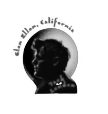Sonoma Rebel black 100% cotton unisex t-shirt with a graphic of Jack London's profile and text "Glen Ellen, California" and "Jack London".