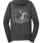 Sonoma Rebel dark grey fleece zip-up hoodie with a