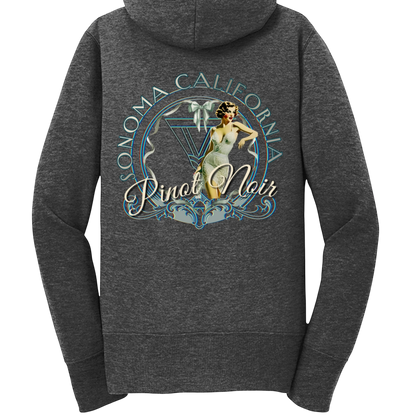Sonoma Rebel dark grey fleece zip-up hoodie with a