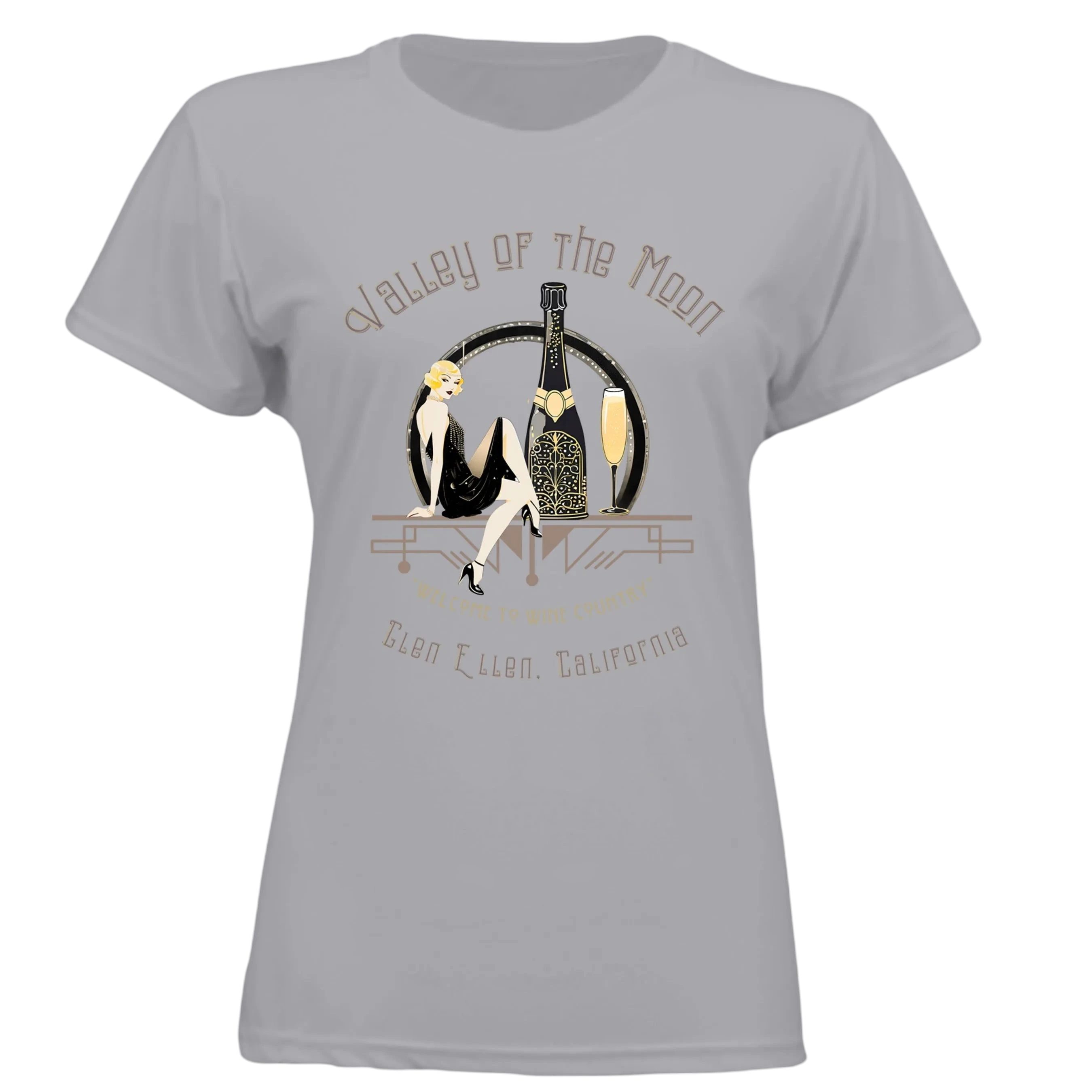 Welcome to Wine Country Pinup Women's T-Shirt Secondary image
