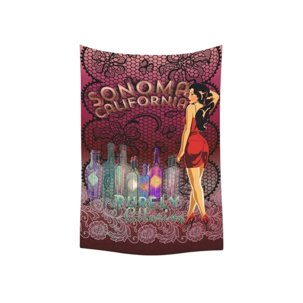 Sonoma Purely Alluring Pinup Wall Tapestry  40 x 60 Secondary image