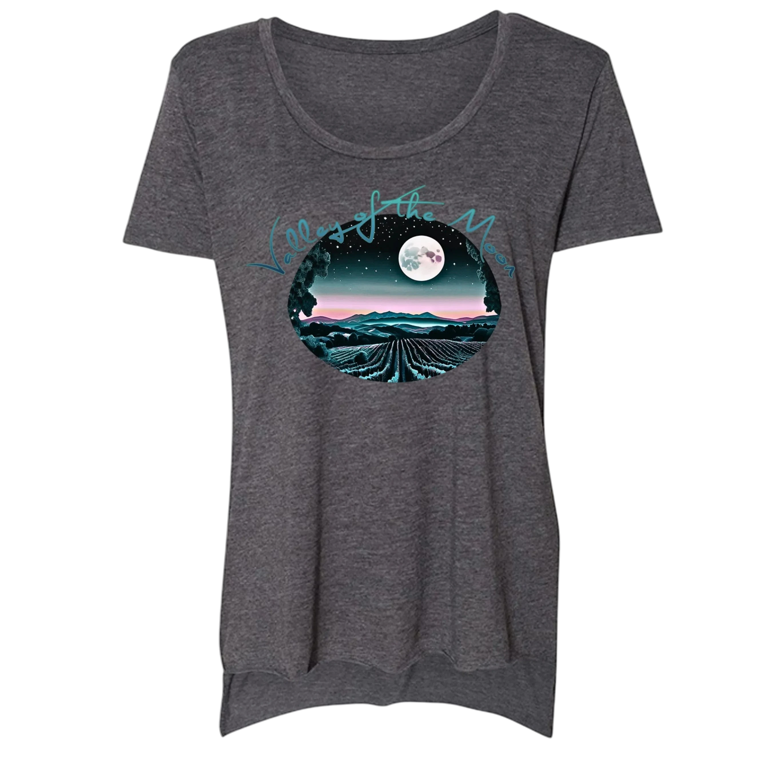 Valley of the Moon Vineyard Sky Womens T-Shirt Secondary image