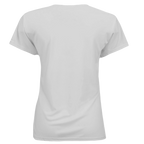 Sonoma Rebel white polyester performance t-shirt with a women's fit and UPF 50 sun protection.