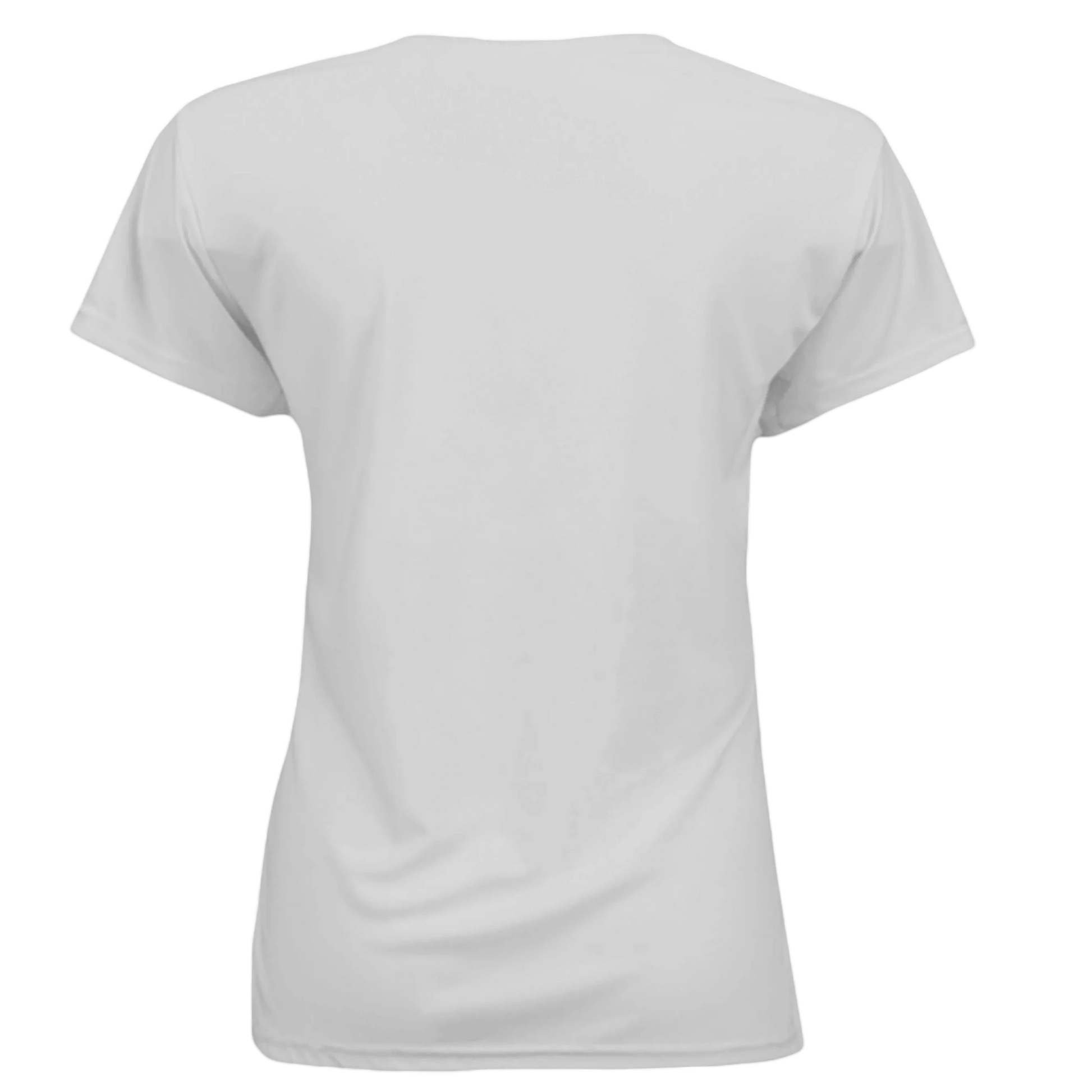 Sonoma Rebel white polyester performance t-shirt with a women's fit and UPF 50 sun protection.