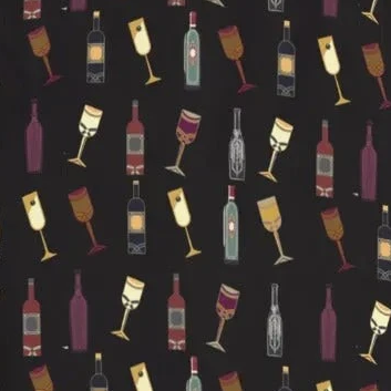 Hawaiian Vintage Wine Pattern Men's Shirt