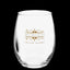 JACK LONDON SALOON Art Deco Logo Stemless wine glass - Stemware from My Store