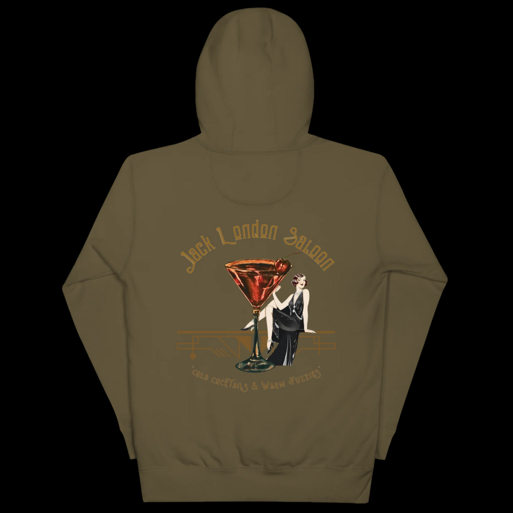 JACK LONDON SALOON COLD COCKTAILS Unisex Pullover Hoodie - Hoodies from My Store