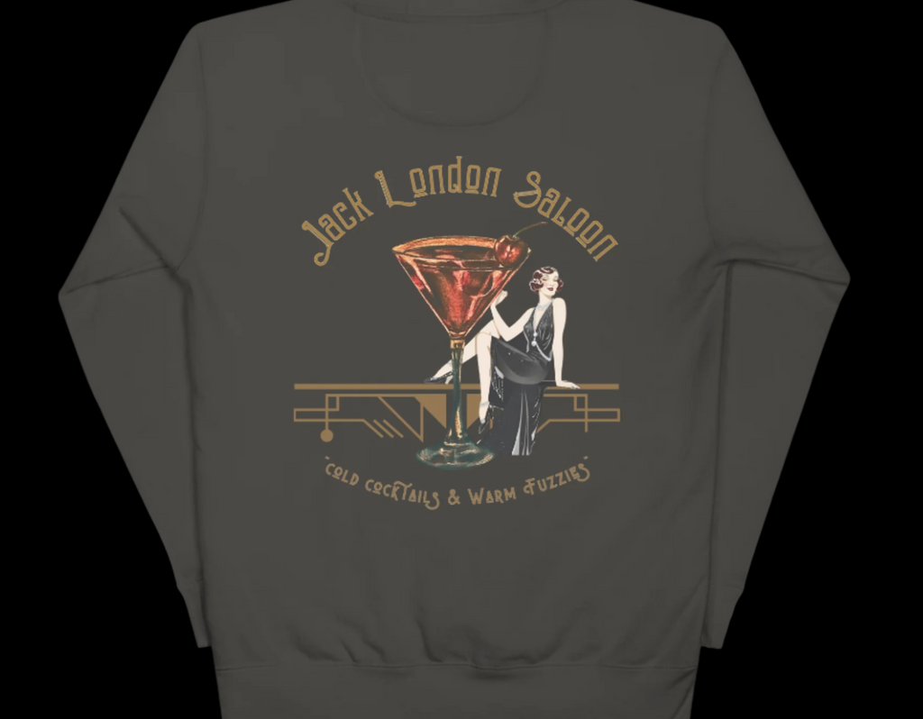 JACK LONDON SALOON COLD COCKTAILS Unisex Pullover Hoodie - Hoodies from My Store