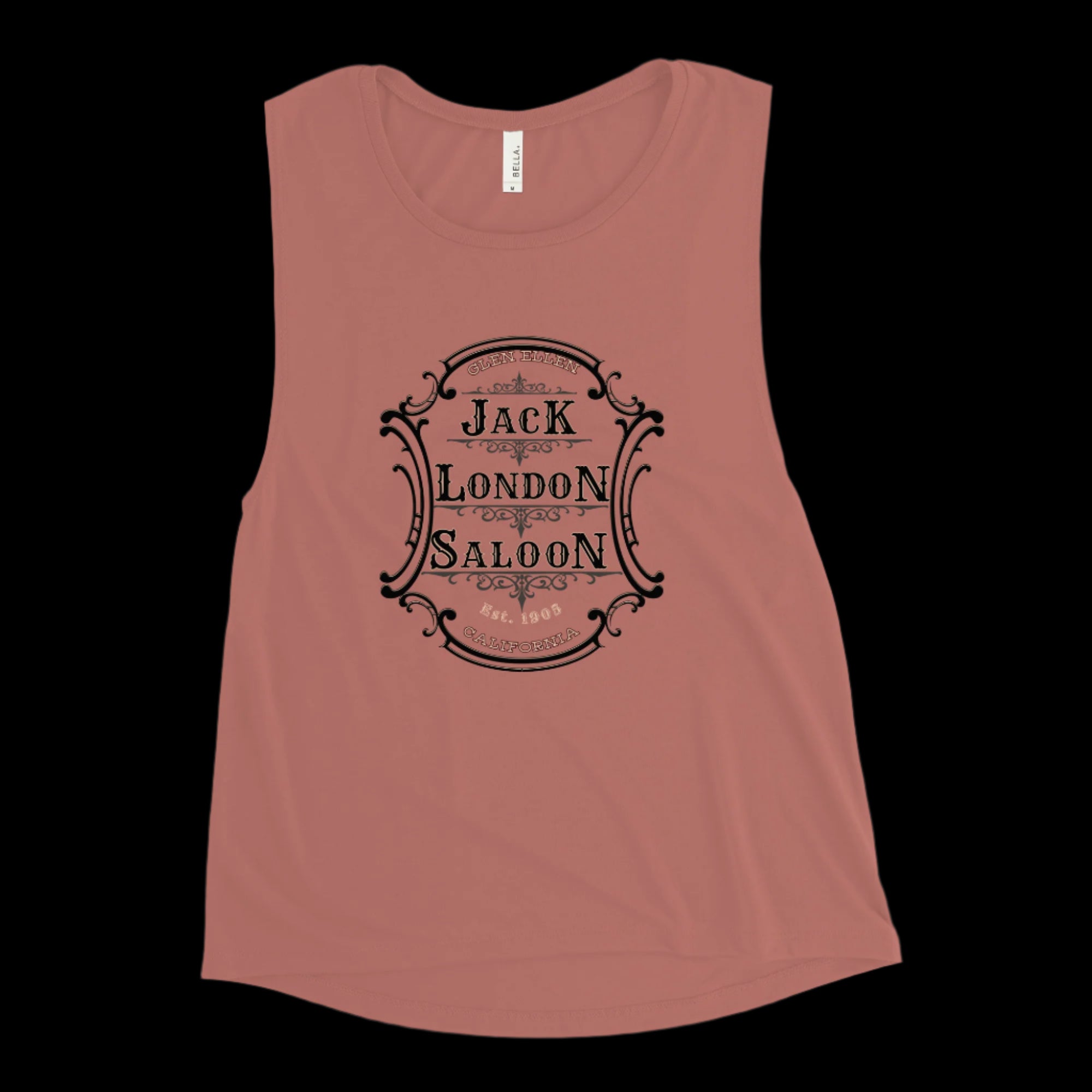 JACK LONDON SALOON Emblem Ladies’ Muscle Tank Secondary image